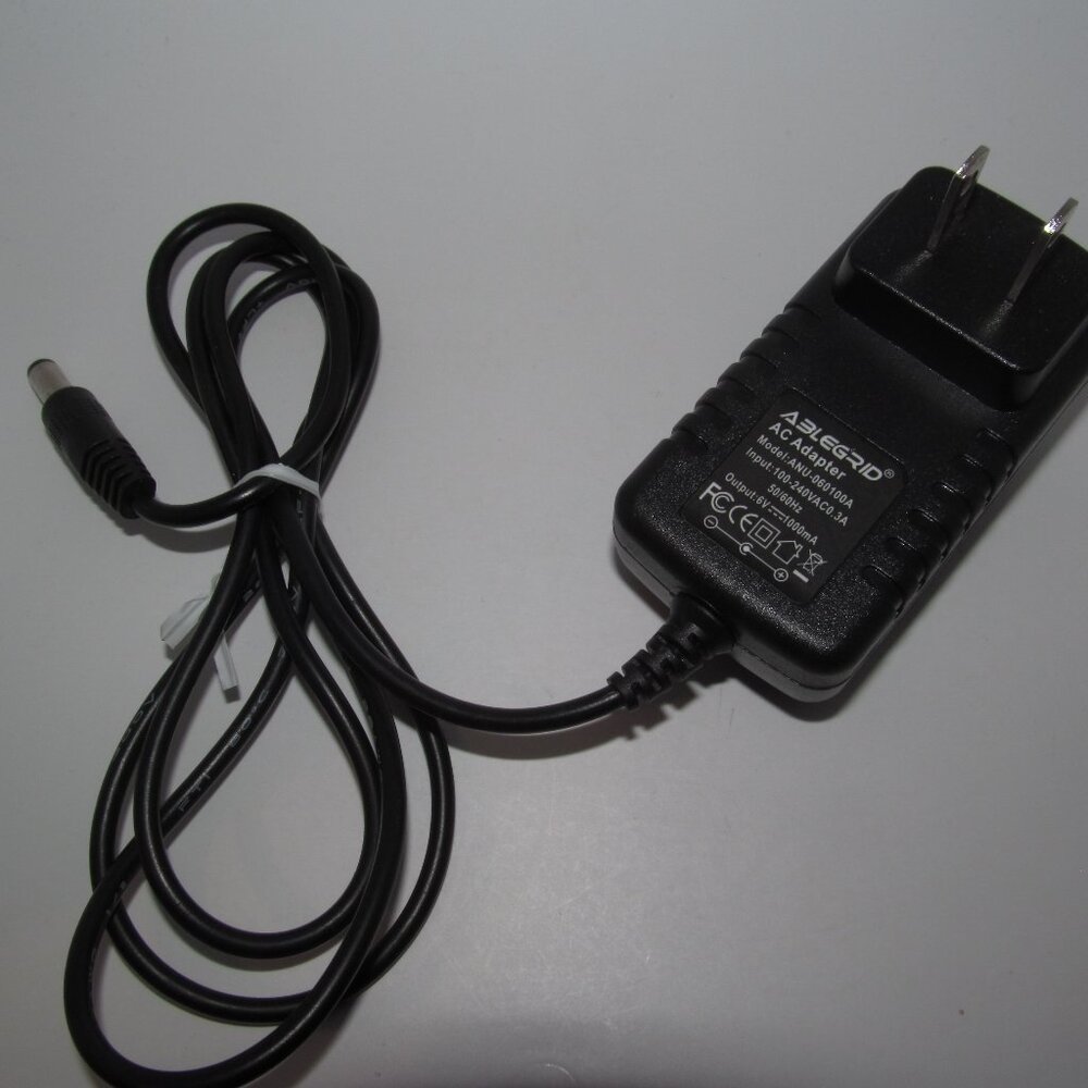 ABLEGRID AC Adapter ANU-060100A 6V 1000mA Adaptor Charger Power Supply Working
